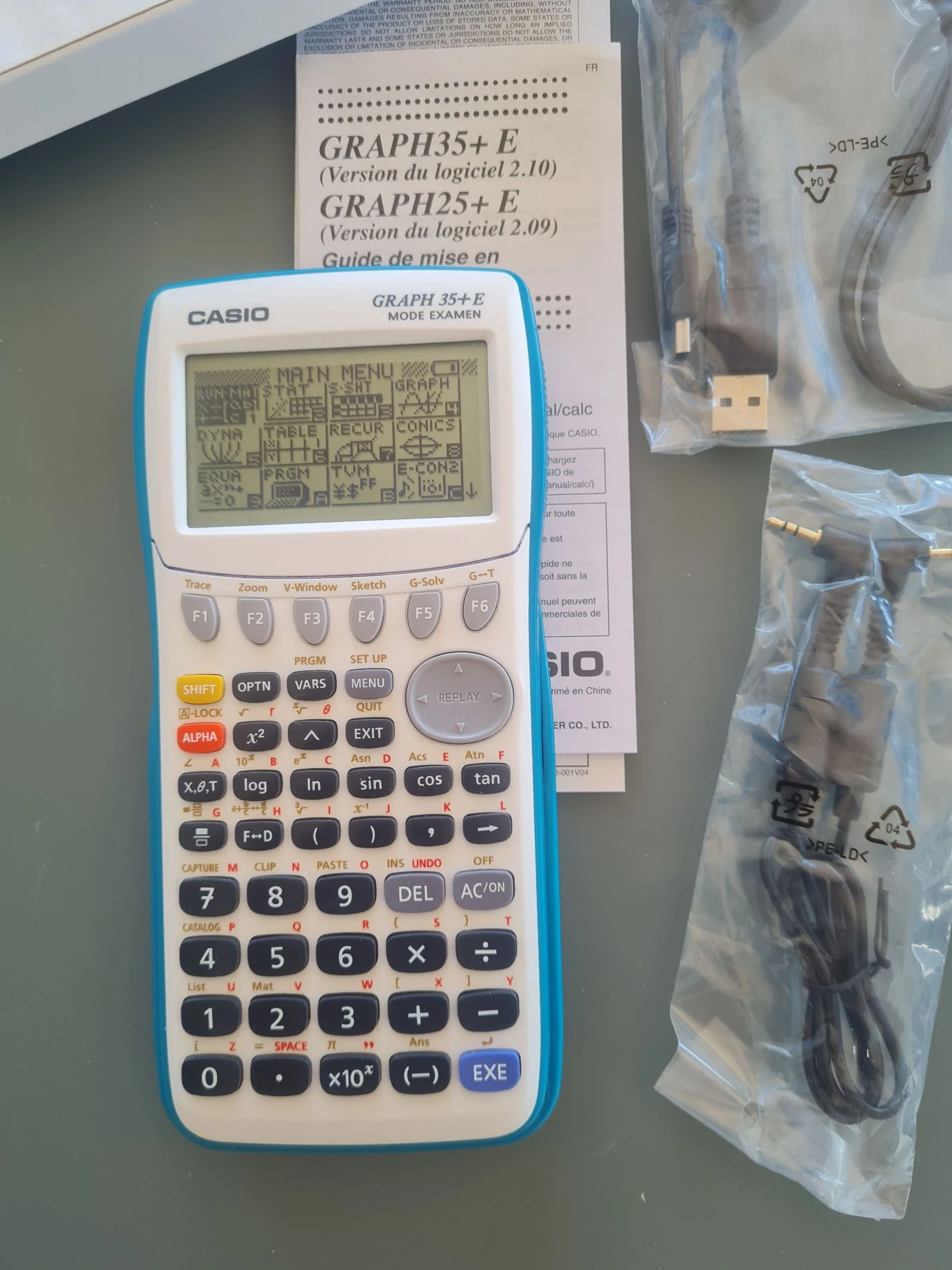 Casio Graph 35E grafische rekenmachine examenmodus 🌺 uitstekende staat – photo 6